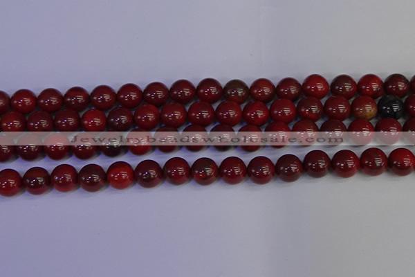 CAJ753 15.5 inches 10mm round apple jasper beads wholesale