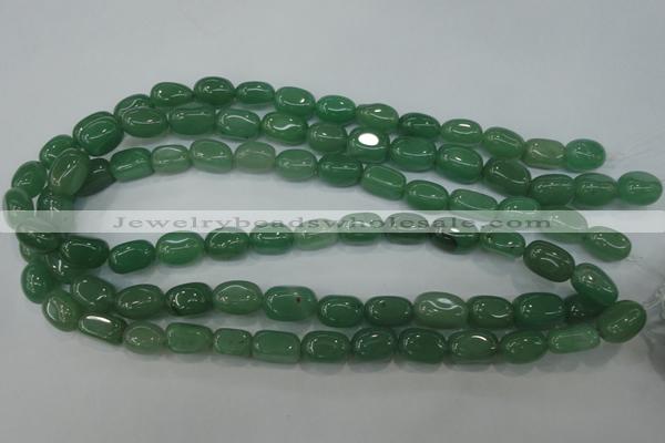 CAJ78 15.5 inches 10*14mm nuggets green aventurine beads wholesale