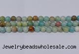 CAM04 10mm  round mixed color natural amazonite beads Wholesale