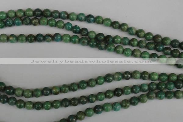 CAM1001 15.5 inches 6mm round natural Russian amazonite beads