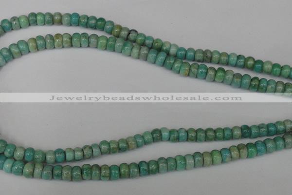 CAM1010 15.5 inches 4*7mm rondelle natural Russian amazonite beads