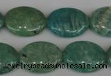 CAM1022 15.5 inches 15*20mm oval natural Russian amazonite beads