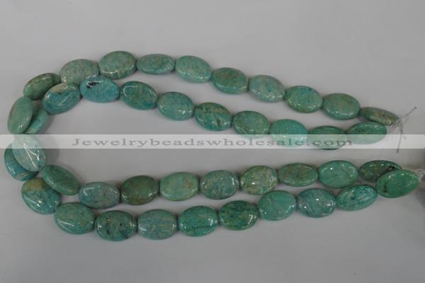 CAM1023 15.5 inches 15*20mm flat drum natural Russian amazonite beads