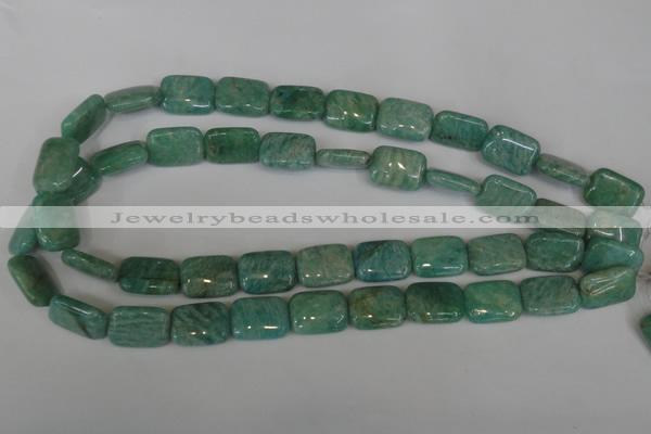 CAM1032 15.5 inches 13*18mm rectangle natural Russian amazonite beads