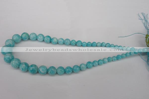 CAM1051 15.5 inches 6mm - 14mm round peru amazonite beads