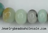 CAM106 15.5 inches multi-size rondelle amazonite gemstone beads