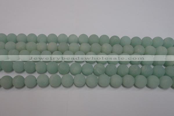 CAM1111 15.5 inches 6mm round matte amazonite beads wholesale