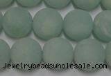 CAM1112 15.5 inches 8mm round matte amazonite beads wholesale