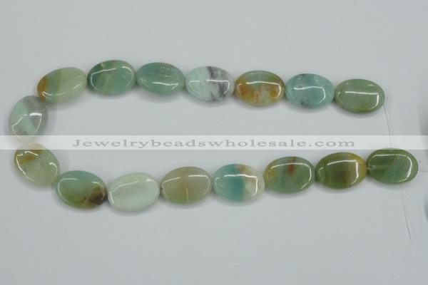 CAM120 15.5 inches 18*25mm oval amazonite gemstone beads wholesale