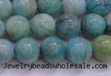 CAM1254 15.5 inches 12mm round natural Russian amazonite beads