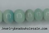 CAM126 15.5 inches multi-size rondelle amazonite gemstone beads