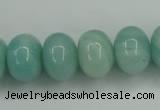 CAM127 15.5 inches 12*16mm rondelle amazonite gemstone beads