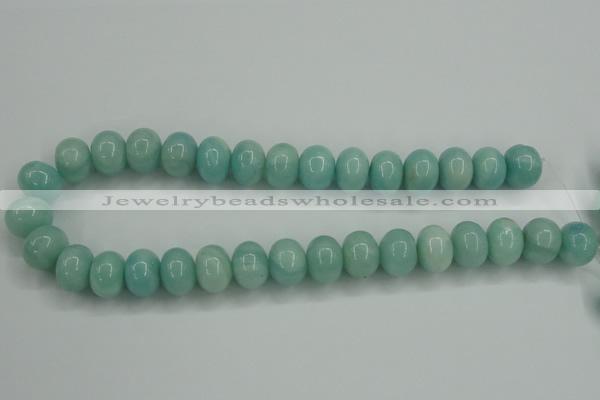 CAM127 15.5 inches 12*16mm rondelle amazonite gemstone beads