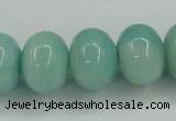 CAM128 15.5 inches 13*18mm rondelle amazonite gemstone beads