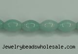 CAM130 15.5 inches 8*12mm rice amazonite gemstone beads wholesale