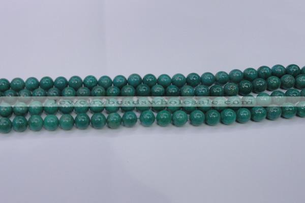 CAM1302 15.5 inches 8mm round natural Russian amazonite beads