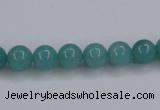 CAM135 15.5 inches 8mm round amazonite gemstone beads wholesale