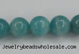 CAM138 15.5 inches 14mm round amazonite gemstone beads wholesale