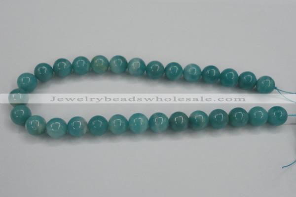 CAM138 15.5 inches 14mm round amazonite gemstone beads wholesale