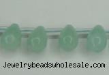 CAM145 10*14mm top-drilled teardrop amazonite gemstone beads