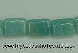 CAM150 15.5 inches 12*16mm rectangle amazonite gemstone beads