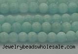 CAM1500 15.5 inches 4mm round natural peru amazonite beads