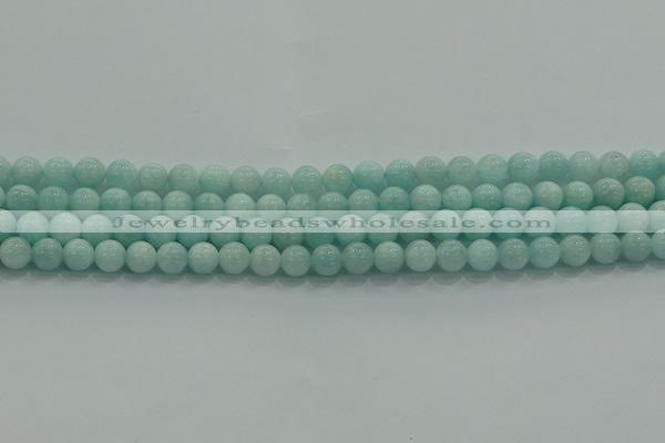 CAM1501 15.5 inches 6mm round natural peru amazonite beads