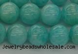 CAM1553 15.5 inches 10mm round natural peru amazonite beads