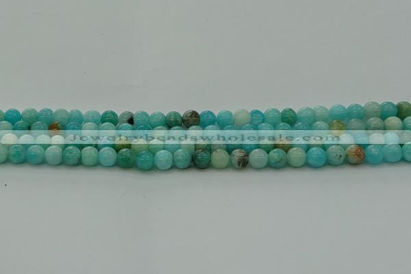 CAM1571 15.5 inches 6mm round Russian amazonite beads wholesale