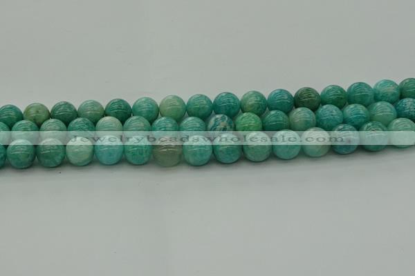 CAM1574 15.5 inches 12mm round Russian amazonite beads wholesale