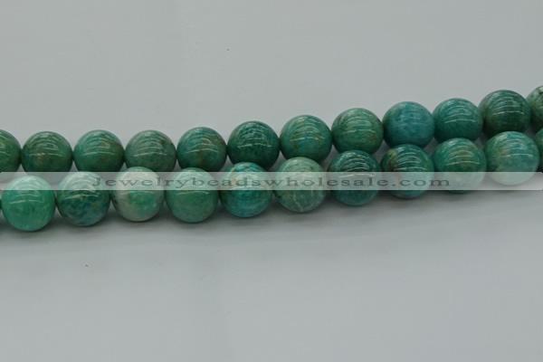 CAM1577 15.5 inches 18mm round Russian amazonite beads wholesale