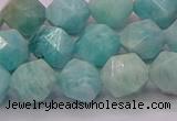 CAM1624 15.5 inches 12mm faceted nuggets amazonite gemstone beads