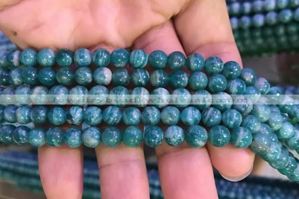 CAM1651 15.5 inches 6mm round Russian amazonite gemstone beads