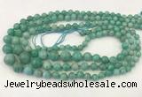 CAM1670 15.5 inches 6mm - 14mm round amazonite graduated beads