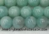 CAM1686 15.5 inches 6mm round natural amazonite beads wholesale