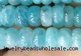 CAM1710 15.5 inches 4*7mm rondelle natural amazonite beads