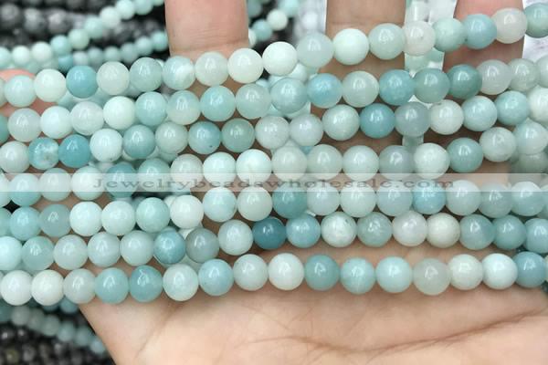 CAM1731 15.5 inches 6mm round amazonite gemstone beads