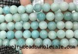 CAM1734 15.5 inches 12mm round amazonite gemstone beads