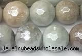 CAM1752 15 inches 10mm faceted round AB-color amazonite beads