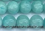 CAM1780 15 inches 6mm - 7mm round amazonite gemstone beads