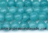 CAM1790 15 inches 6mm round amazonite gemstone beads