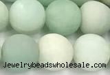 CAM1797 15 inches 8mm round matte amazonite beads