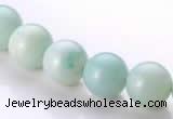 CAM18 15.5 inches round natural amazonite 10mm beads wholesale