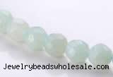 CAM27 faceted round natural amazonite 8mm stone beads Wholesale