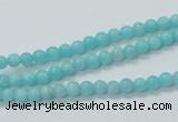 CAM307 15.5 inches 4mm round natural peru amazonite beads wholesale