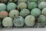 CAM324 15.5 inches 12mm round natural peru amazonite beads