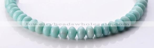 CAM33 rondelle 5*8mm natural amazonite gemstone beads Wholesale