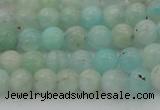 CAM331 15.5 inches 6mm round natural peru amazonite beads