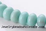 CAM35 natural amazonite 8*12mm rondelle gemstone beads Wholesale