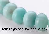 CAM36 10*14mm natural amazonite rondelle beads Wholesale